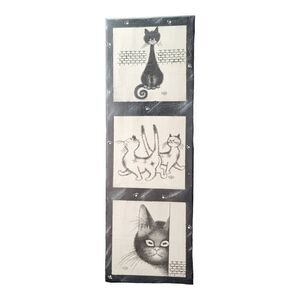 Vintage Albert Dubout Cat Art PURRFECT Print Kitten Lover Picture